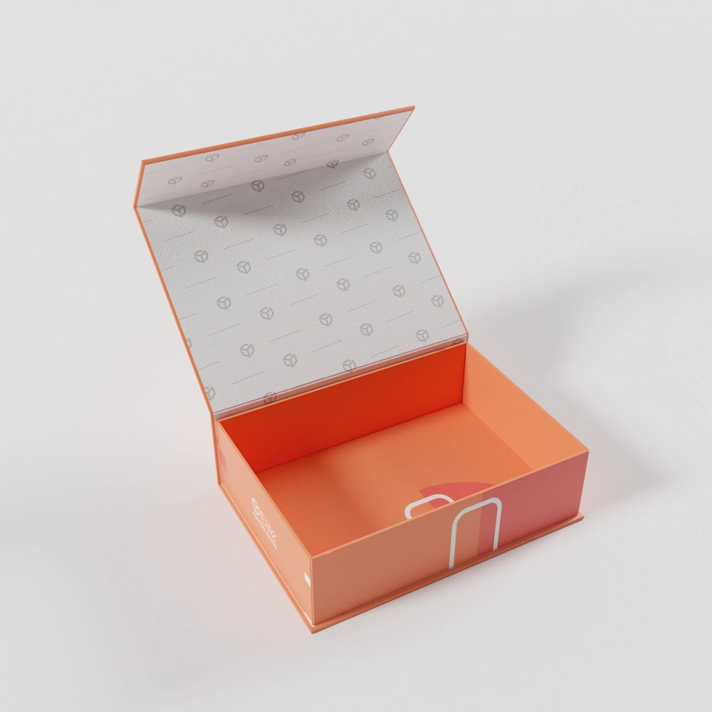 non collapsible magnetic closure rigid boxes